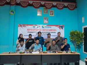 Musdesus Pekon Tanjung Rusia Timur, Bahas Pembentukan Koperasi Desa Merah Putih