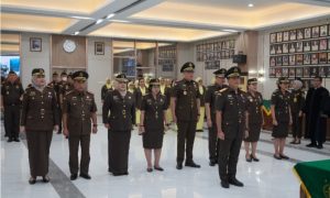 Kajati Lampung Lantik Wakajari dan Pejabat Eselon III