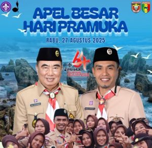 Apel Besar Hari Pramuka ke-64 di Tanggamus: Gerakan Pramuka Teguhkan Peran sebagai Pilar Pembentukan Karakter Bangsa