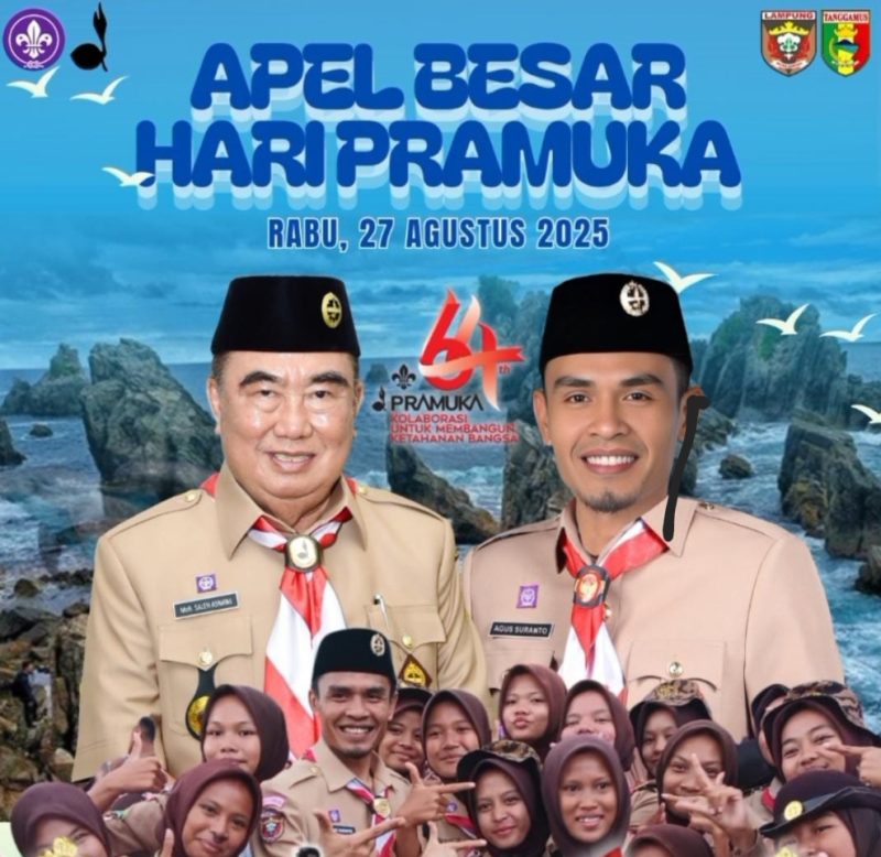 Apel Besar Hari Pramuka ke-64 di Tanggamus: Gerakan Pramuka Teguhkan Peran sebagai Pilar Pembentukan Karakter Bangsa