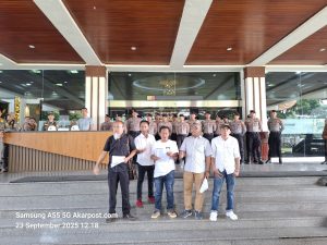 Puluhan Organisasi Gelar Aksi Solidaritas di Gedung Pemprov Lampung, Sampaikan Aspirasi untuk Gubernur