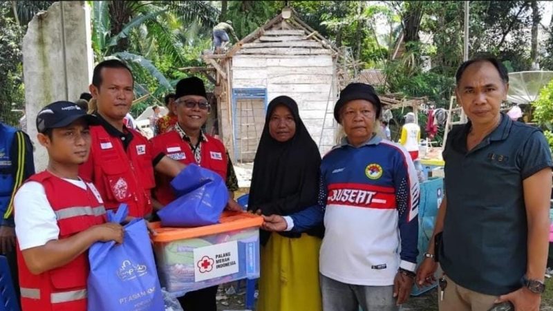 PMI Tanggamus Bergerak Cepat, Salurkan Bantuan Darurat untuk Korban Gempa Semaka